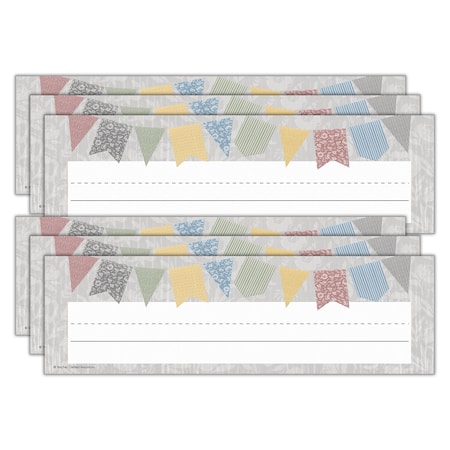 Teacher Created Resources Classroom Cottage Flat Name Plates, 216PK 7191